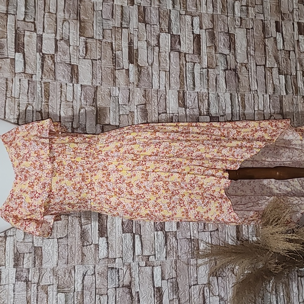 AS U WISH Floral Ruffle Women's Dress